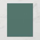 Roze bloem wit boog bladgroen informatiekaartje (Achterkant)