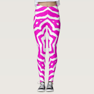 Roze bloem Yoga Pants Gym Workout Stretch Pants Leggings