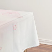 Roze bloemblaadje Elegance Waterverf Tafelkleed (Voorbeeld)