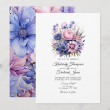 Roze Bloemblaadje, Korenbloem Blauw & Mauve Paarse