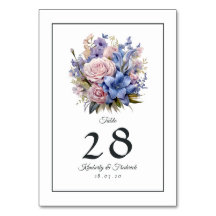 Roze Bloemblaadje, Korenbloem Blauw & Mauve Paarse