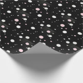 Roze Bloemblaadjes Cadeaupapier (Hoek)