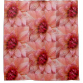 roze bloemblaadjes douchegordijn (Voorkant)