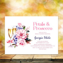 Roze bloemblaadjes en Prosecco Vrijgezellenfeest