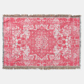 Roze bloemblaadjes op Kilim Dreams Deken (Voorkant)