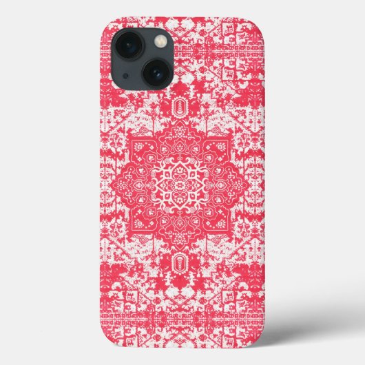Roze Bloemblaadjes op Kilim Dromen Case-Mate iPhone Case (Achterkant)