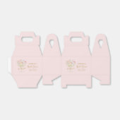 Roze bloemblaadjes Prosecco Garden Vrijgezellenfee Bedankdoosjes (Uitgevouwen)