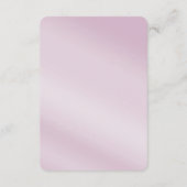 Roze Bloemblad Detail Behuizing Kaart (Achterkant)