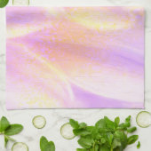 Roze Bloemblad Keukenhanddoek 40cm x 60cm (Gevouwen)