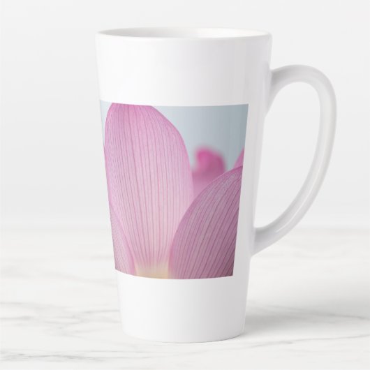 Roze Bloemblad Macro Fotografie Mok (Rechts)