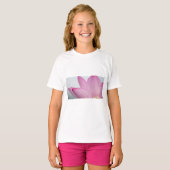 Roze Bloemblad Macro Fotografie Mok T-shirt (Voorkant volledig)