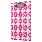 Roze Bloemblad Mozaïek patroon Klembord (Links)
