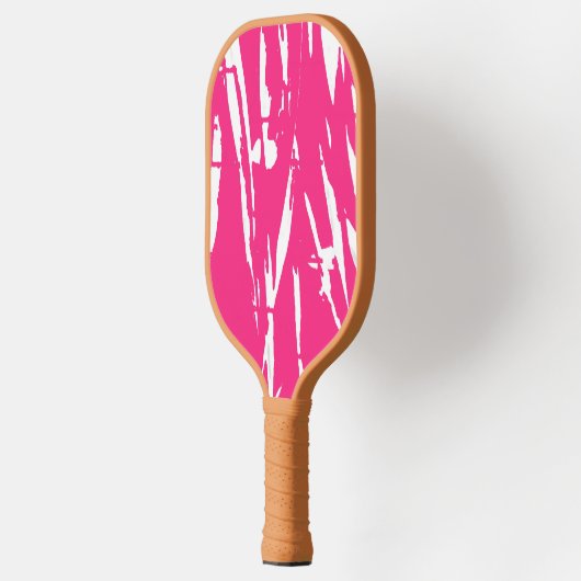 Roze Bloemblad Paddleball Paddle (Links)