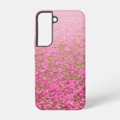 Roze bloemblad samsung galaxy hoesje (Achterkant)