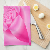 Roze Bloemblad Theedoek (Quarter Fold)
