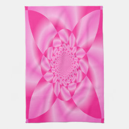 Roze Bloemblad Theedoek