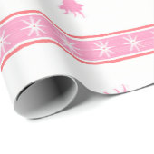 Roze bloembladeren cadeaupapier (Rol Hoek)