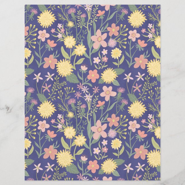 roze bloembloemen paars botanisch (Voorkant)