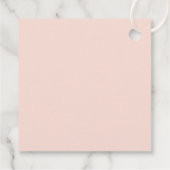 Roze Bloemboeket Bedankje Bedankjes Labels (Achterkant)