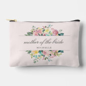Roze bloemboeket moeder van de bruid cadeau etui (Voorkant)