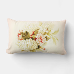 Roze bloemboeketkussen in vintage stijl kussen