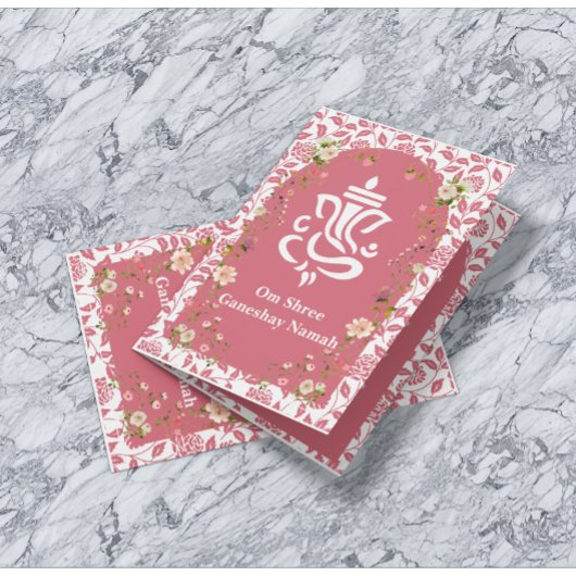 Roze Bloemboog Lijst Indiase bruiloft