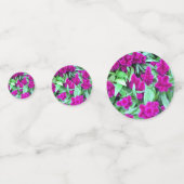 Roze bloemconfetti confetti (Voorkanten)