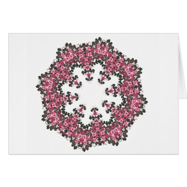 Roze bloemen (Voorkant Horizontaal)