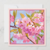 Roze bloemen (Voorkant)