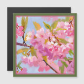 Roze bloemen (Voorkant / Achterkant)