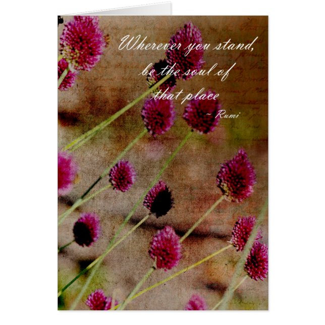 Roze bloemen (Voorkant)