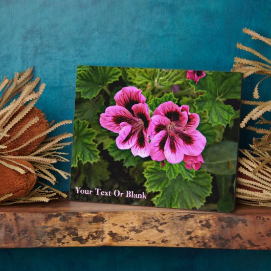 Roze bloemen 1 fotoplaat (Zijkant)