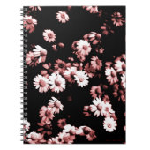 Roze Bloemen #4250 Notitieboek (Voorkant)