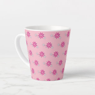 Roze Bloemen 4Laila Latte Mok
