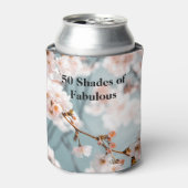 Roze Bloemen 50 tinten van Fabulous Blikjeskoeler (Blikje Voorkant)