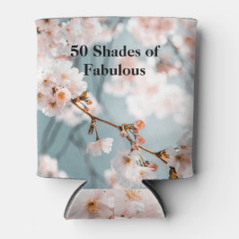 Roze Bloemen 50 tinten van Fabulous Blikjeskoeler