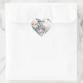 Roze Bloemen 50 tinten van Fabulous Heart Sticker (Tas)