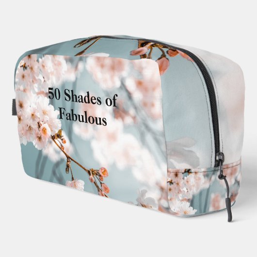 Roze Bloemen 50 tinten van Fabulous Toilettasje (Rechterhoek)