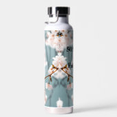 Roze Bloemen 50 tinten van Fabulous Waterfles (Rechts)