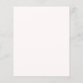 Roze Bloemen 70e Boek Thema Verjaardag Uitnodiging (Achterkant)