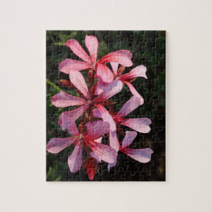 Roze Bloemen 8x10 Fotopuzzel met geschenkdoos Legpuzzel