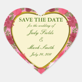 Roze bloemen Aangepast sparen de Stickers van de D