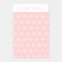 Roze bloemen Aangepaste post-it notities Post-it® Notes
