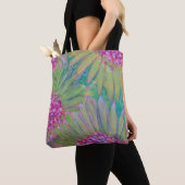 Roze bloemen Abstract Tote Bag (Dichtbij)