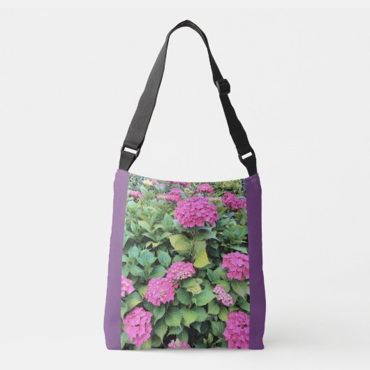Roze Bloemen All-over-Print Cross Body Bag Crossbody Tas (Voorkant)