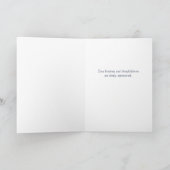  roze bloemen art nouveau bedankkaart (Binnen)