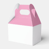 Roze Bloemen Baby in Bloom Baby shower Favor Box Bedankdoosjes (Achterkant)