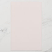 Roze Bloemen Baby shower Snoep Guessing Game Sheet Flyer (Achterkant)