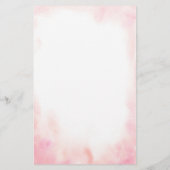 Roze Bloemen Baby shower Tea Party Baby Gezicht (Achterkant)