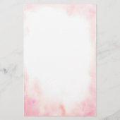 Roze Bloemen Baby shower Tea Party Baby Voorspelli (Achterkant)